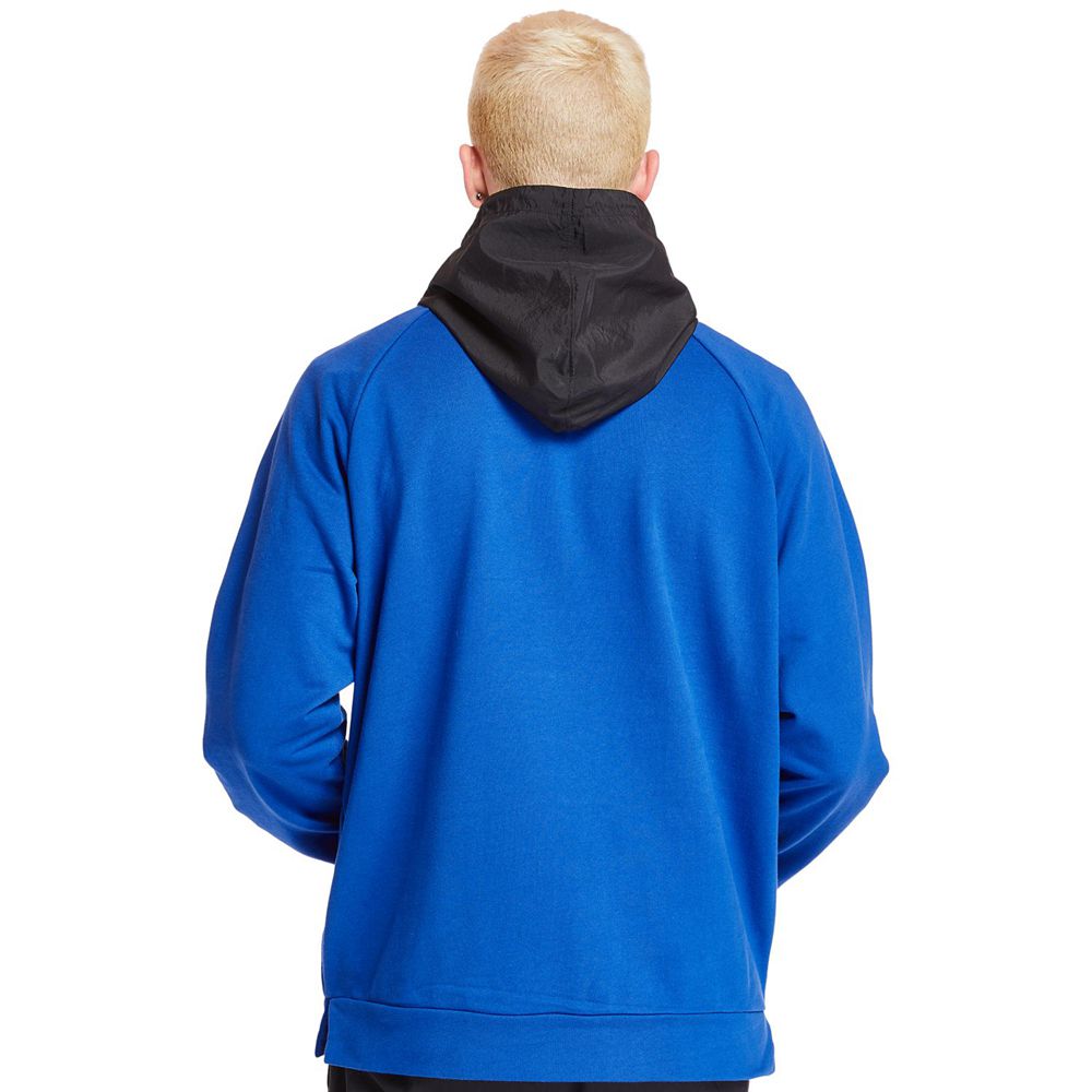 Sudadera Timberland Hombre Mixed-Media Mesh Pocket Hoodie Azules - Chile SDC-207453